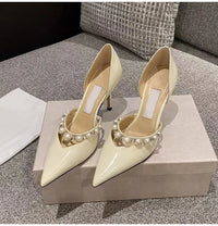 Pearl Whisper Stiletto Pumps