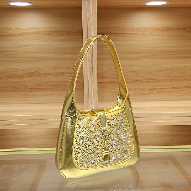 Shiny Crystal Shoulder Bag