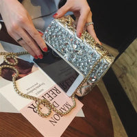 Classic Versatile High-end Diamond Lattice Bag