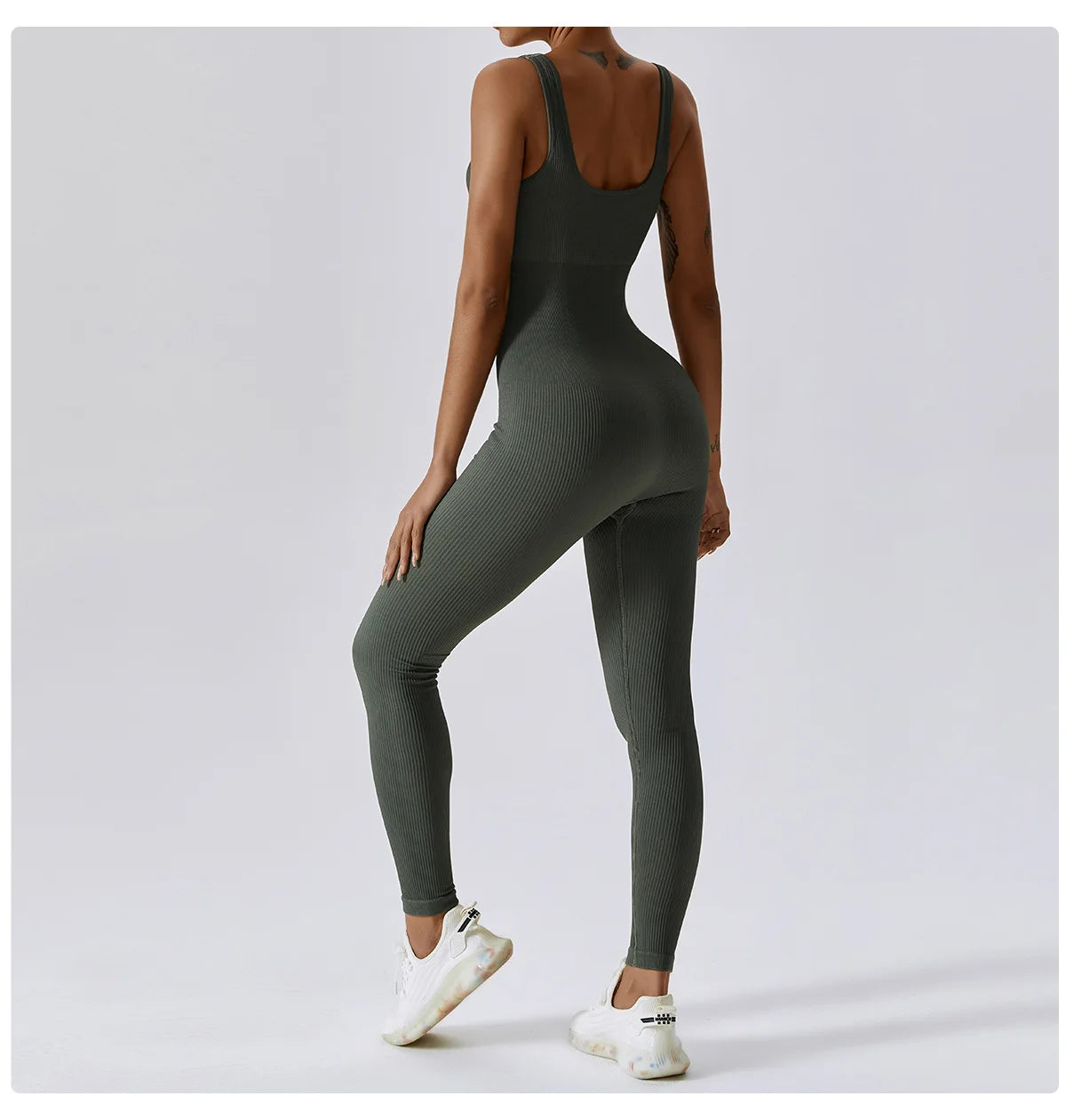 Seamless One-Piece Yoga Jumpsuit