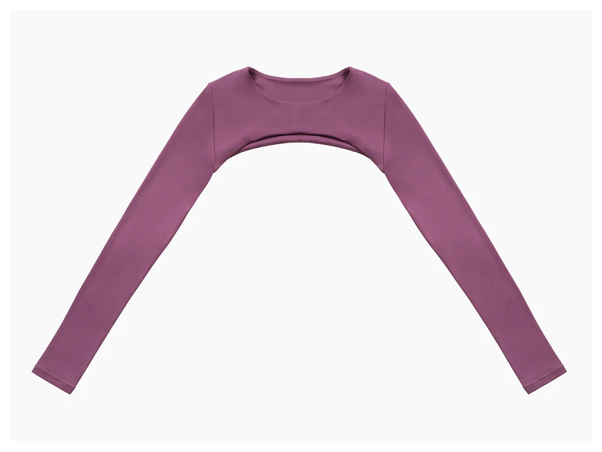 Crop Top Long Sleeve Leggings Set