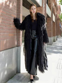 Snowfall Drama Maxi Coat