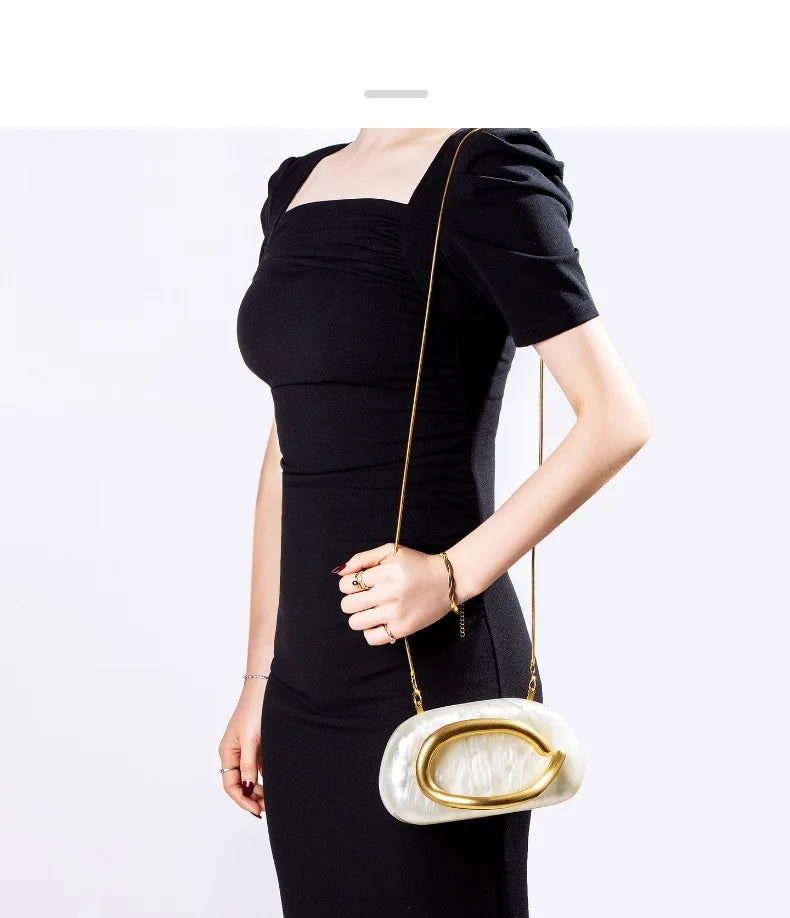Closure Clutch Evening Bag