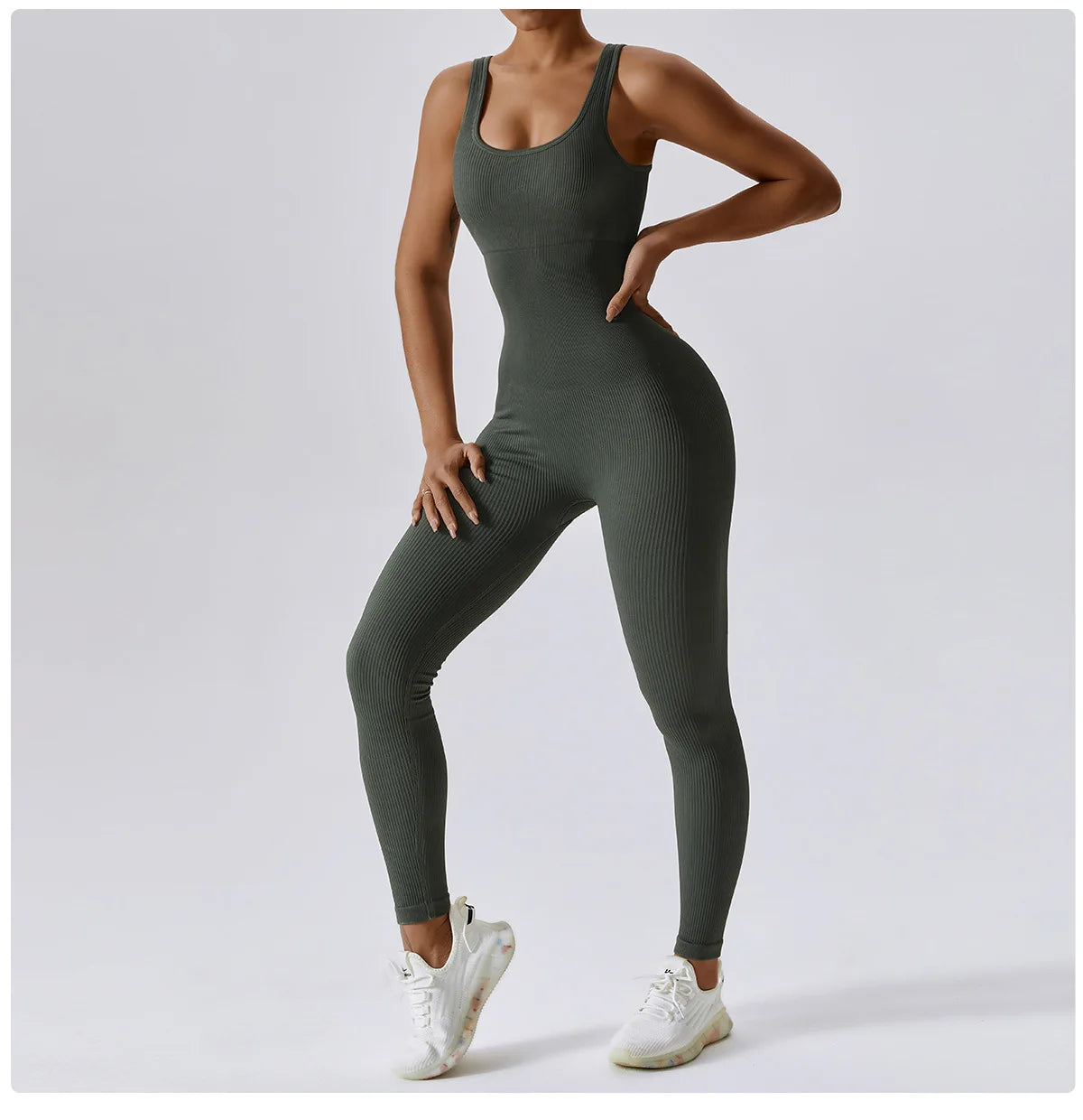 Seamless One-Piece Yoga Jumpsuit