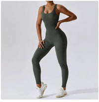 Seamless One-Piece Yoga Jumpsuit