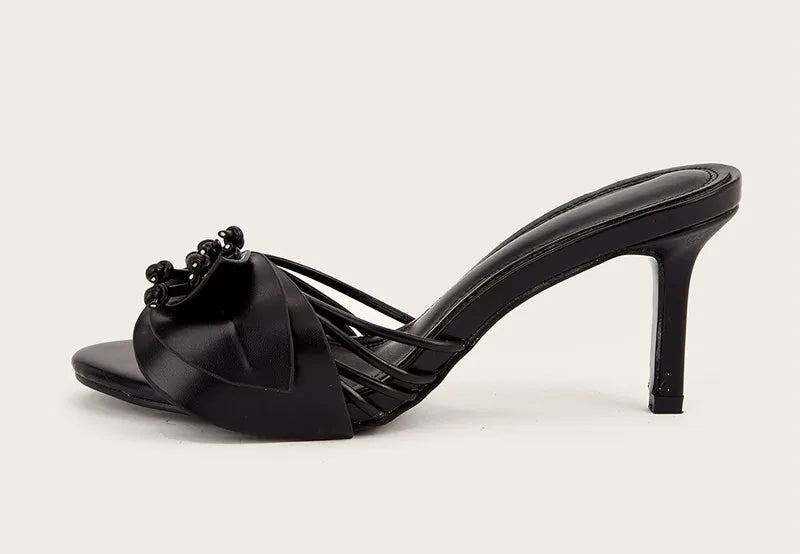 Bowknot Narrow band  High heels