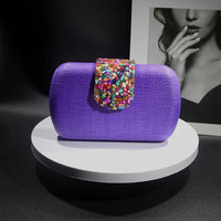 Woven Crossbody  Evening Clutch Bag