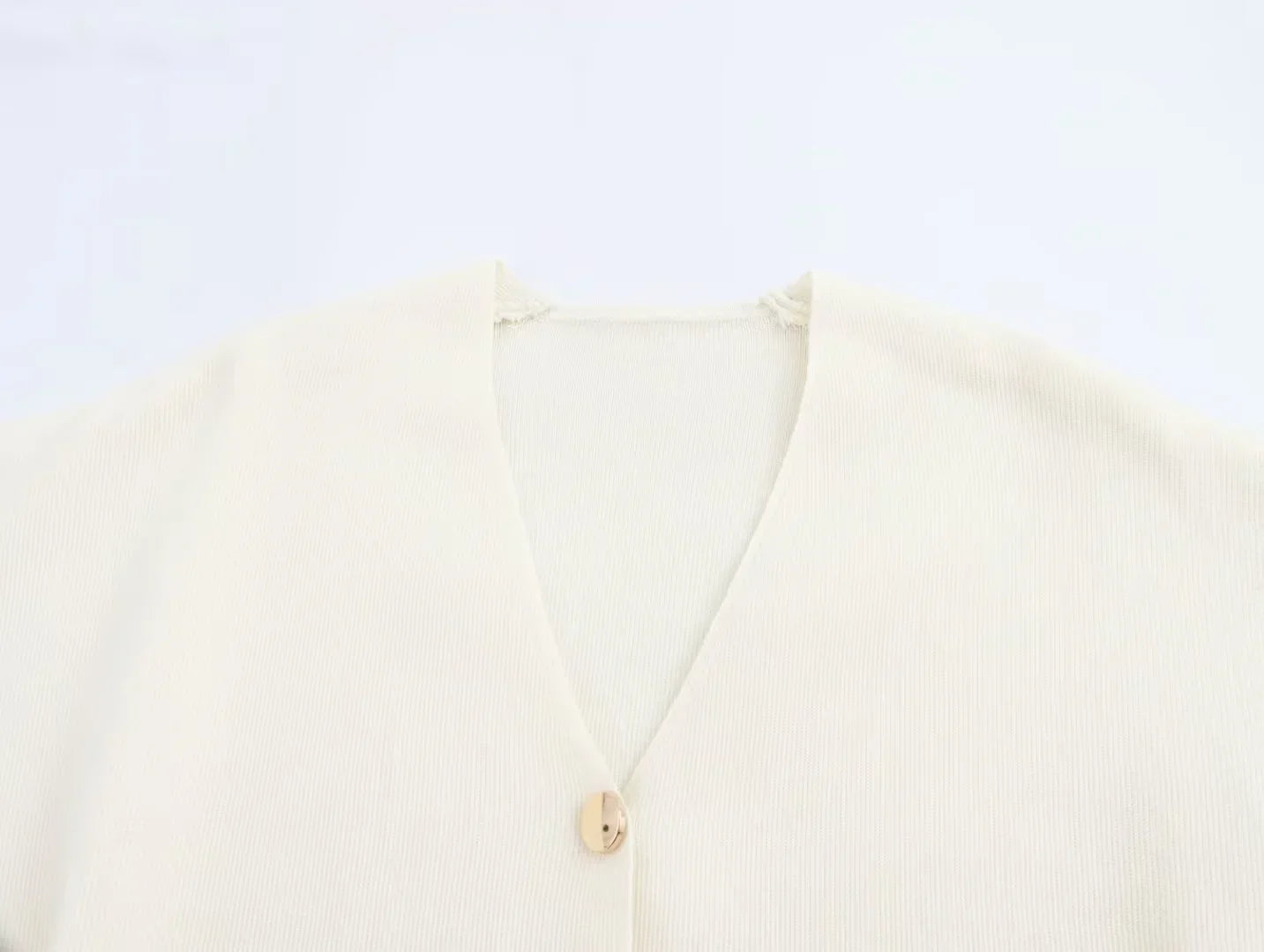 Short Sleeve Knitwear Cropped Cardigan