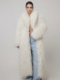 Snowfall Drama Maxi Coat