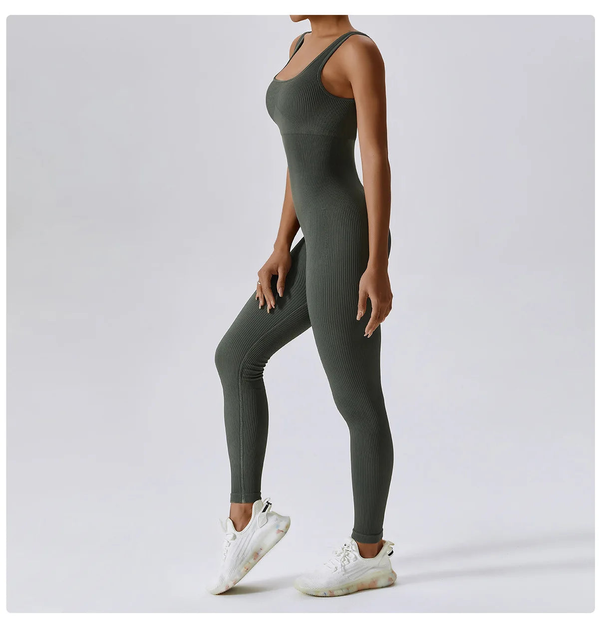 Seamless One-Piece Yoga Jumpsuit