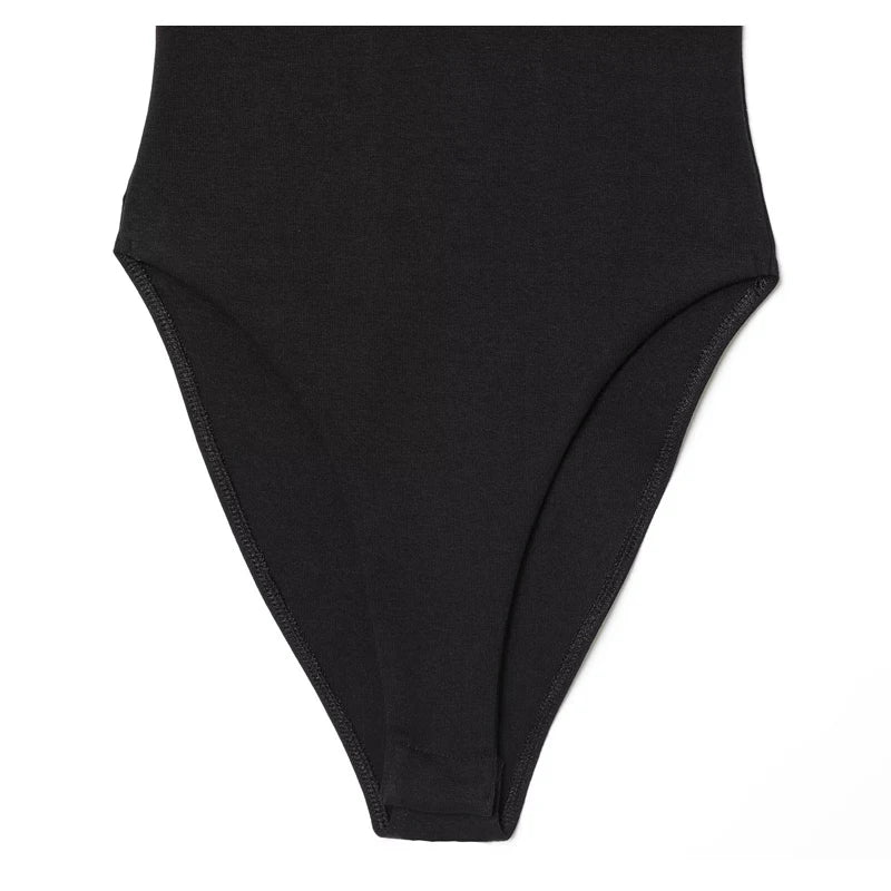 Black Sexy Backless Sleeveless Bodysuit