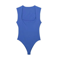 Square Neck Sleeveless Bodysuit