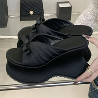 Feral Chic Bow Platform Mules