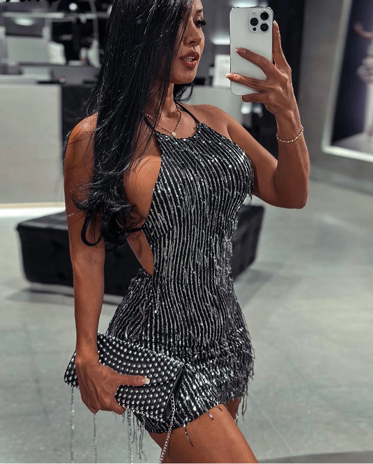 Diamond Drip Mini Dress