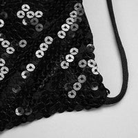 Noir Obsession Sequin Maxi Dress