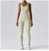 Seamless One-Piece Yoga Jumpsuit