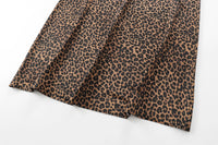 Leopard Print Long Skirt