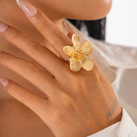 5 Styles Creative Boho Metal Butterfly Flower Ring
