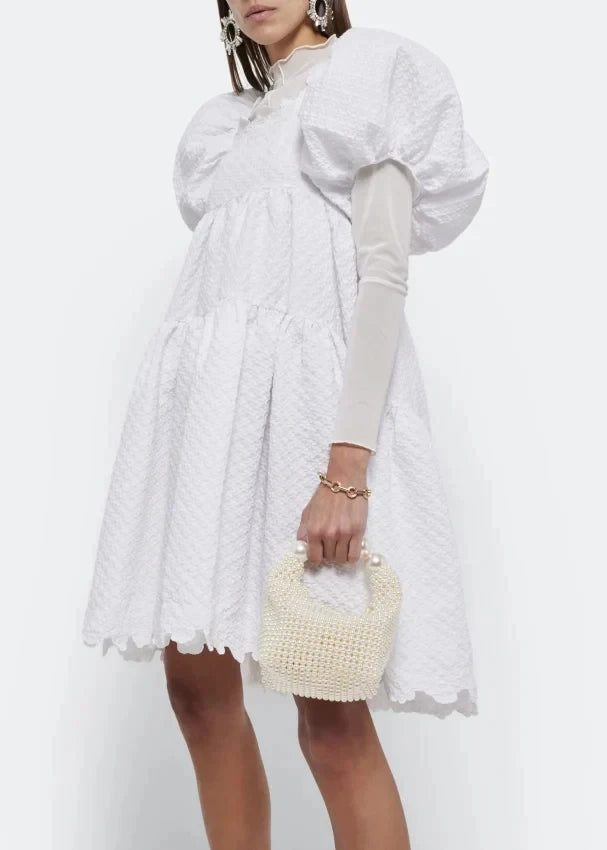 Pearl beaded Acrylic Handbag