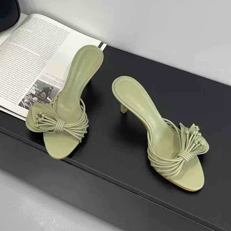 Bowknot Narrow band  High heels