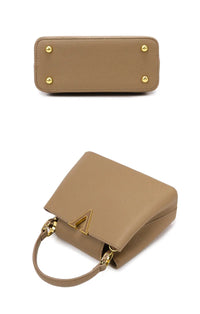 Luxury Leather Crossbody Tote Bag