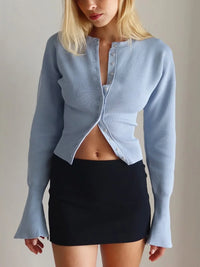 "It Girl" Waist-Detail Cardigan